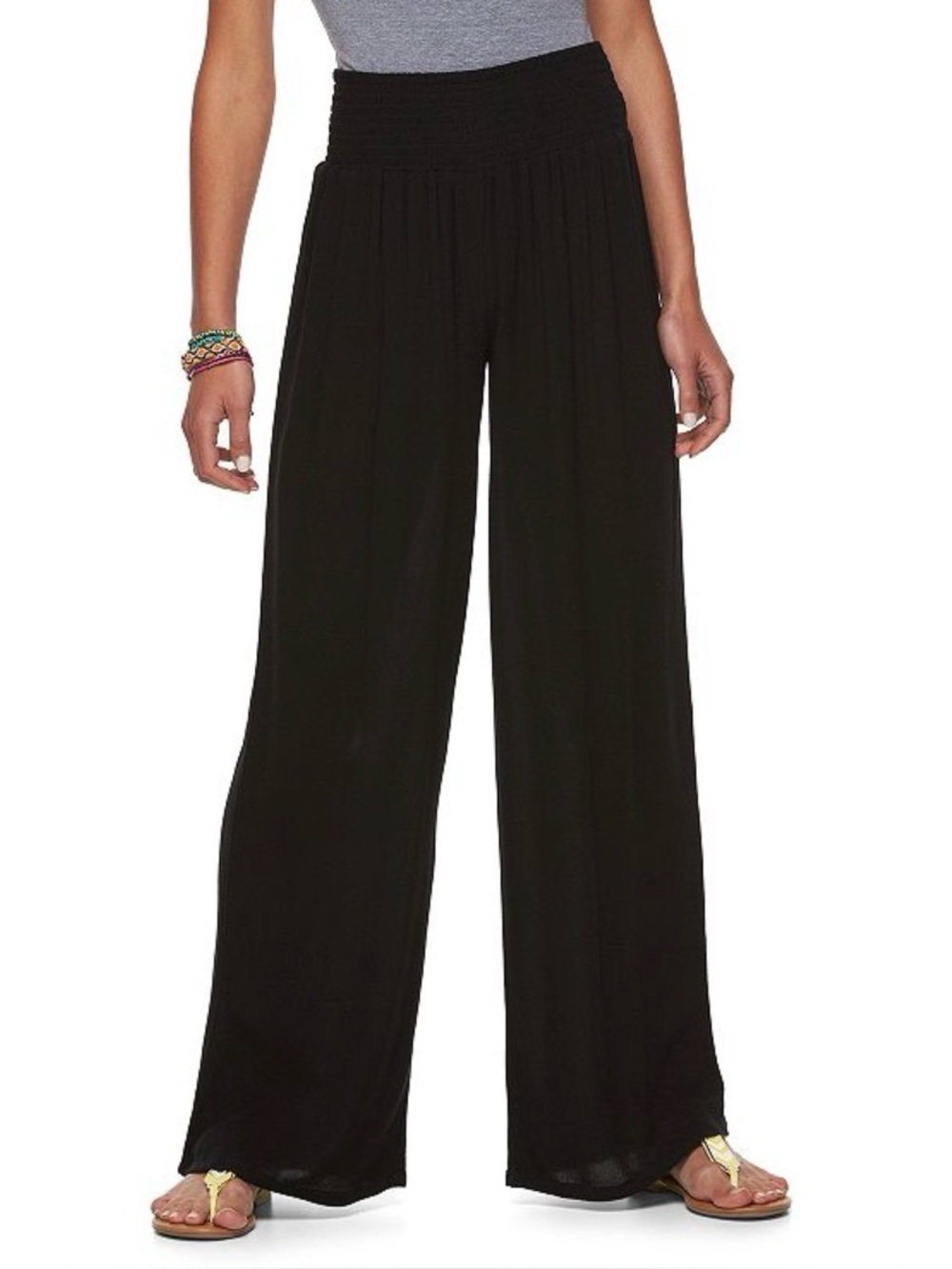 Joe B Smocked Palazzo Pant size XL